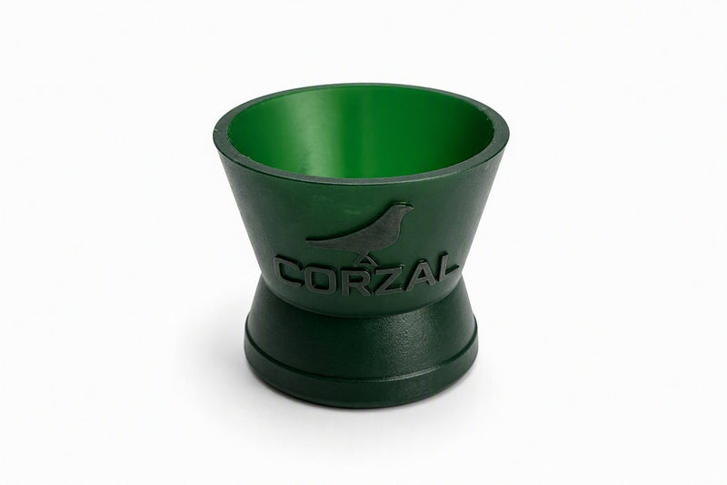 Reclamo zorzal tipo trompeta verde