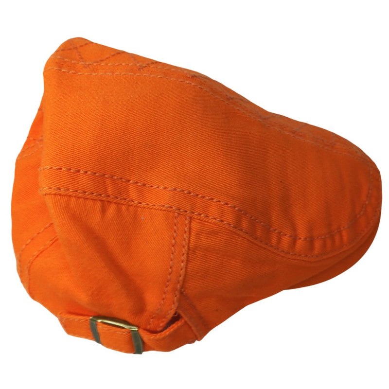 Gorra Boina plana en color naranja