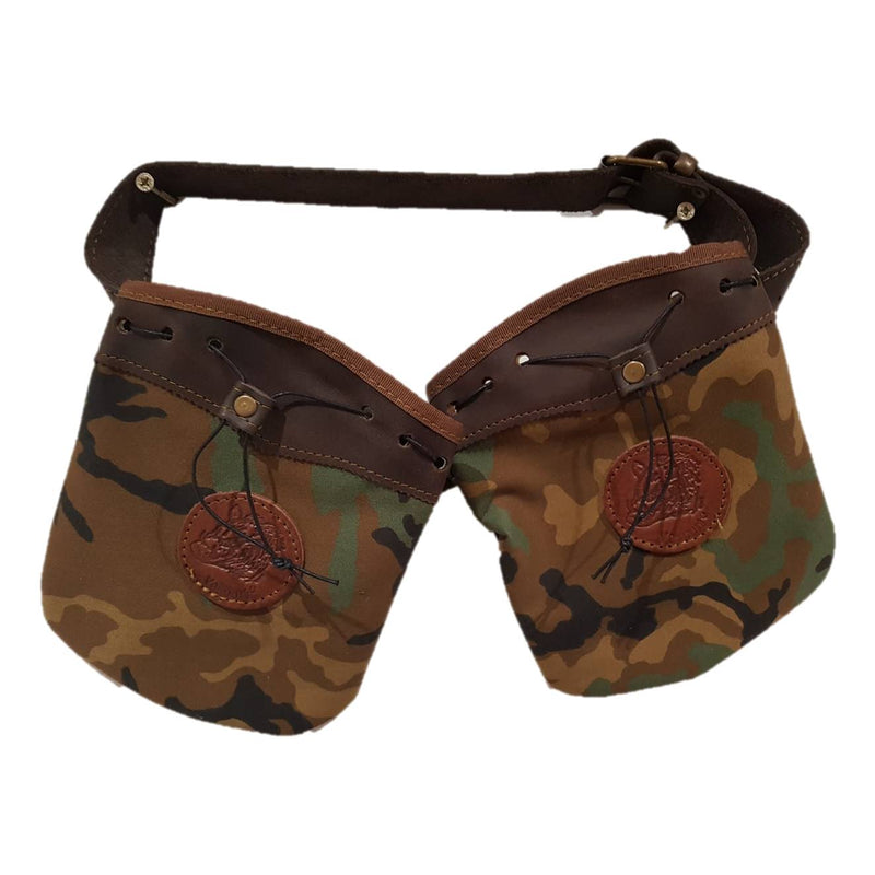 Faltriquera camuflaje dos bolsas con cinturón incluido
