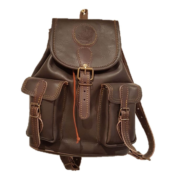 Mochila de caza fabricada en piel tamaño pequeño