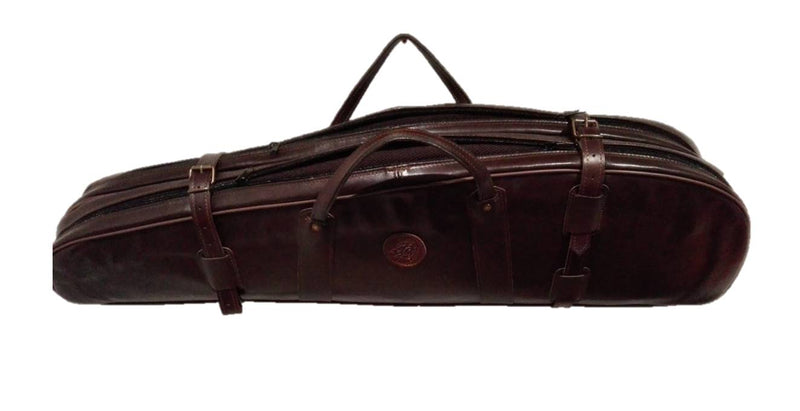 Funda doble para dos rifles con visor 120 cm en polipiel