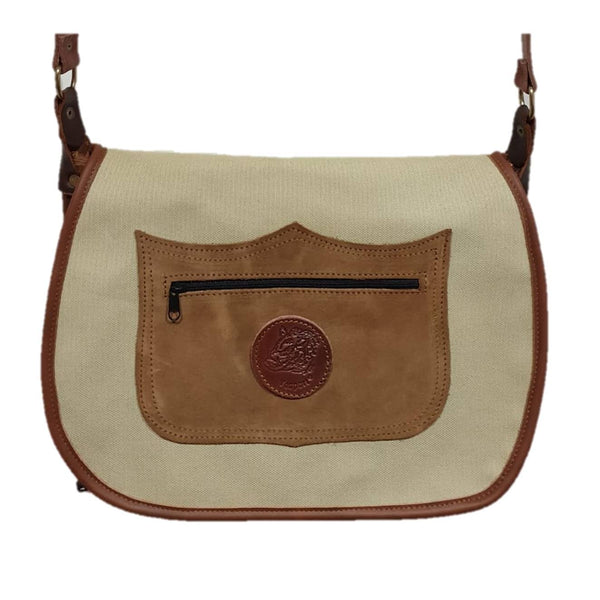 Morral trufero lona artesanal color beig