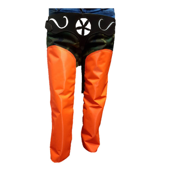 Pernera niño lona mix naranja - camo.