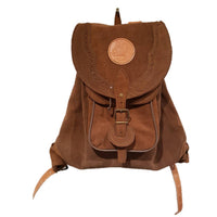 Zurrón mochila de caza serraje, bolsillo exterior