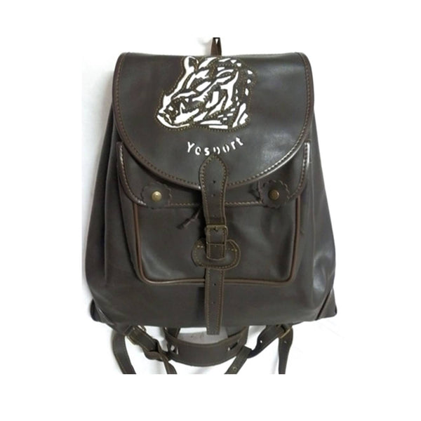 Zurrón fabricado en piel de calidad, con bolsillo grande