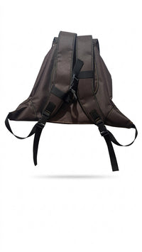 Zurron cordura marrón con refuerzos en piel
