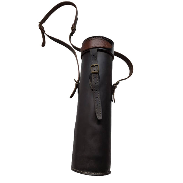 Funda visor en Piel Rígida cosida a mano color oscura