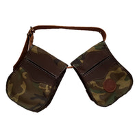 Faltriquera camuflaje dos bolsas con cinturón incluido