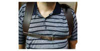 Funda de cuero doble para dos rifles con visor 120 cm. LA JOYA DE LA CAZA