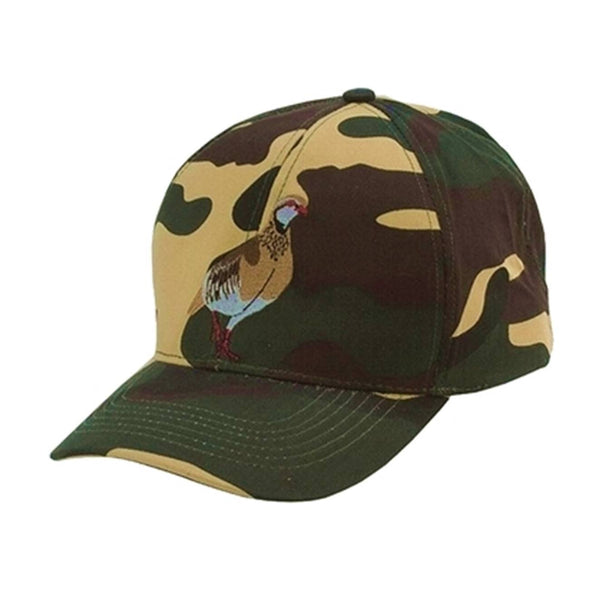 Visera camuflaje con motivo de perdiz