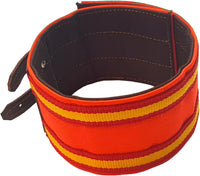 Collar para perro multicapa protección, para perros de Rehalas detalle Bandera de España 10 cm ancho