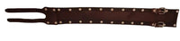 Collar para perro en cuero con decoración en tachuelas, para perros de Rehalas 8 cm ancho