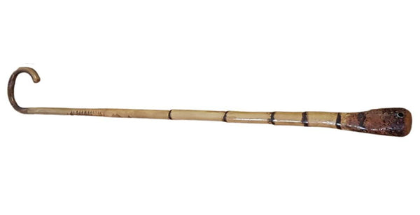 Bastón de junco con porra 92 cm de largo