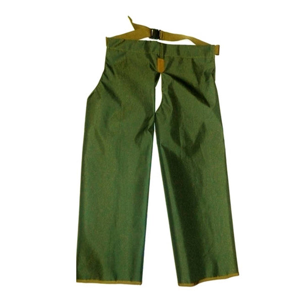 Pernera hombre cordura verde protección de la maleza.
