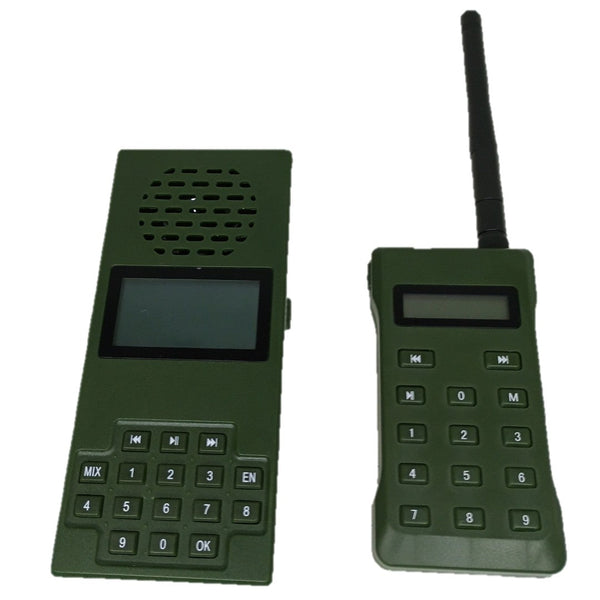 Reclamo digital verde para aves con 150 cantos grabados y mando a distancia, reproductor de MP3