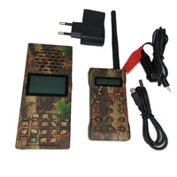Reclamo digital camuflaje para aves con 150 cantos grabados y mando a distancia, reproductor de MP3