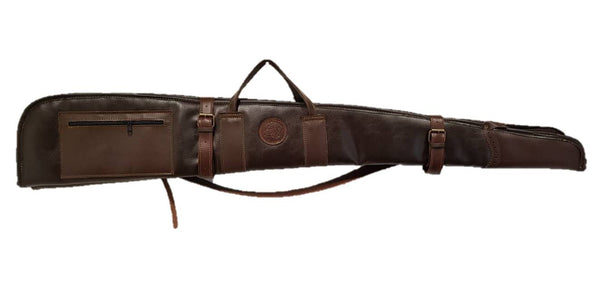 Funda de escopeta doble para dos escopetas en polipiel