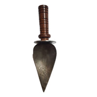 Machete trufero acero de Damasco con mango de madera