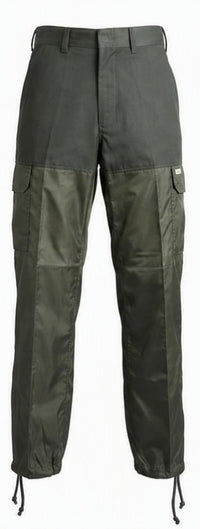 Pantalón de Caza Cargo verde oliva para caza con refuerzos  en piernas de pvc