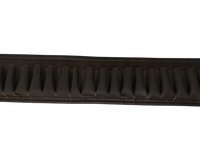 Canana Porta Cartuchos fabricada en piel para calibre 12 para 25 cartuchos
