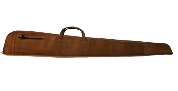 Funda para escopeta montada repetidora o semiautomática en serraje cierre cremallera 130 cm