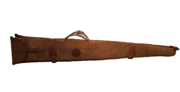 Funda doble para 2 semiautomáticas en serraje