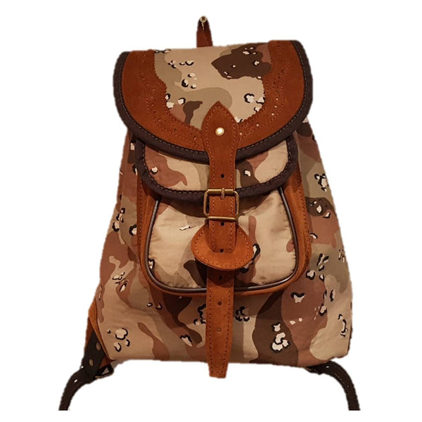 Zurrón mochila en cordura camuflaje desierto