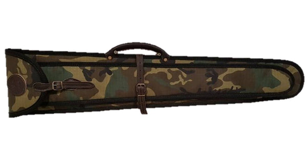 Funda para escopeta desmontada repetidora o semiautomática en camuflaje cierre tapeta 83 culata y 83 cañon