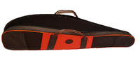 Funda acolchada para rifle montado con visor en cordura marrón y naranja 120 cm