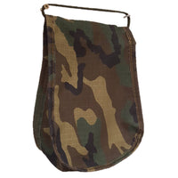 Una bolsa de ojeo  en cordura lona camuflaje, para llevar en el cinturón