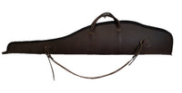 Funda para rifle montado con visor fabricado en piel 120 cm