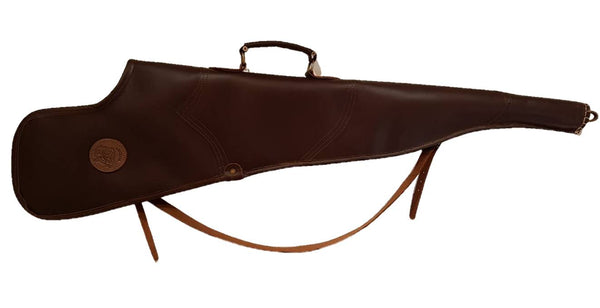 Funda para rifle montado con visor en cuero 120 cm