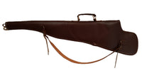 Funda para rifle montado con visor en cuero 120 cm
