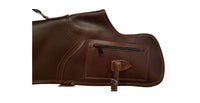 Funda para rifle montado con visor en cuero 120 cm