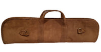 Funda para escopeta desmontada superpuesta o paralela  en serraje tipo maleta 82x24 cm