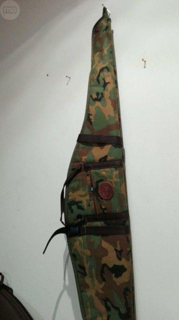 Funda para rifle montado con visor en camuflaje120cm