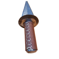 Machete tipo azada manual  para sacar las trufas con mango en cuero