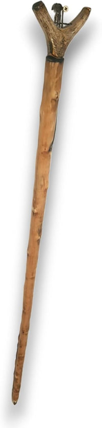 Vara horquilla de madera con cuerna 150 cm largo