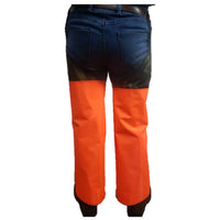 Pernera niño camuflaje mix camo- naranja.
