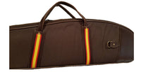Funda acolchada en cordura para rifle montado con visor con adorno bandera España 120 cm