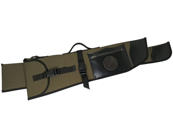 Funda para escopeta desmontada superpuesta o paralela en cordura cierre tapeta 55culata y 75 cañon