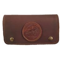 Estuche fabricado en cuero para 10 balas