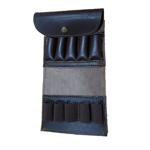 Estuche de cuero para 5 cartuchos y 5 balas