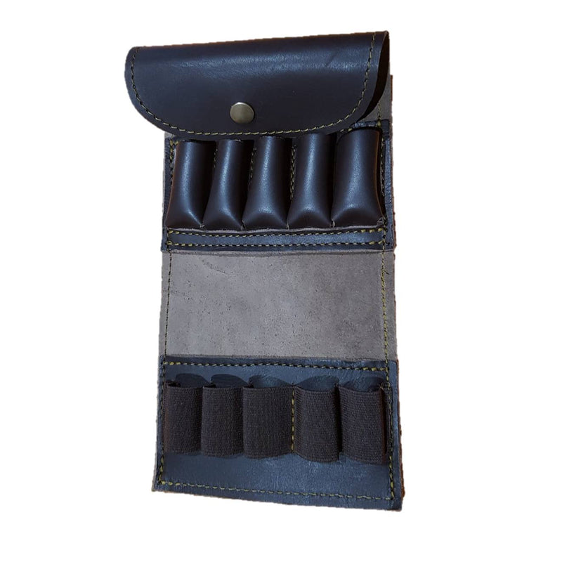 Estuche de cuero para 5 cartuchos y 5 balas
