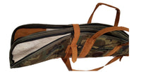 Funda doble para rifle con visor en camuflaje 120 cm