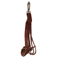 Porta Conejos y Liebres de Cuero Marrón, Correas Múltiples, Artesanal 6 clgadores