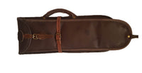 Funda de  rifle para monotiro con visor en cuero
