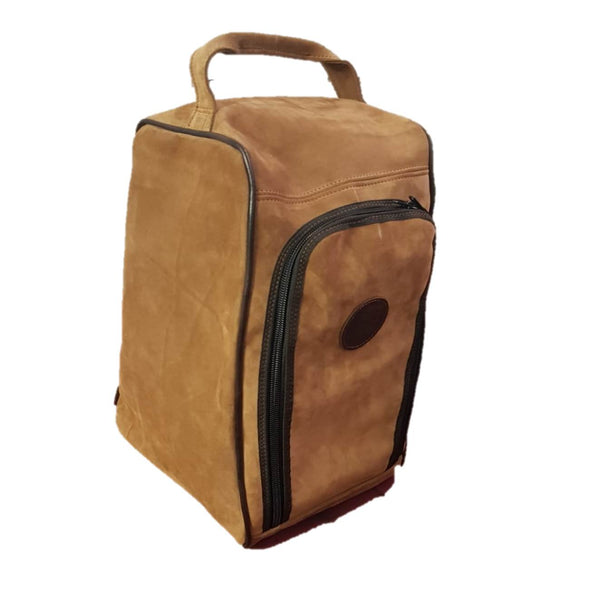 Mochila de caza Bolsa porta botas en serraje.