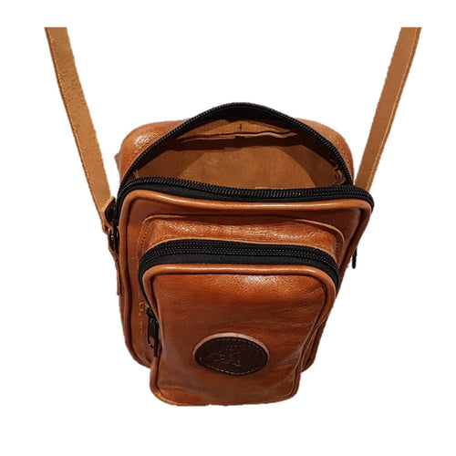 BOLSO BANDOLERA EN CUERO PARA TABLET