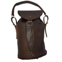 Bolsa ojeo piel  con asa manual fabricada en nuestro taller artesanal